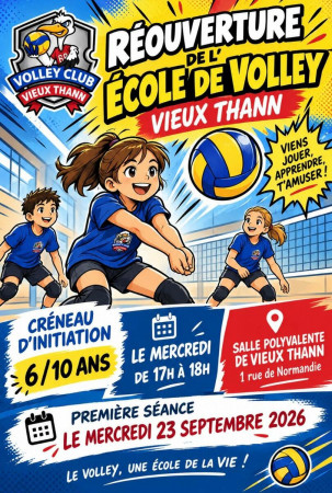 Ouverture Ecole de volley